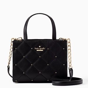 Kate Spade Emerson Studded Quilted black Bag